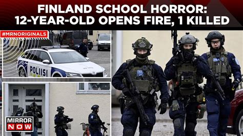 Finland school shooting: One child killed, two injured as 12.